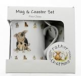 Lovely Fine China Farmyard Theme - Pig - Mug & Coaster Boxed Gift Set  from Gifts For Her