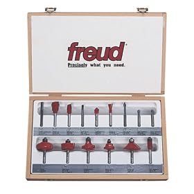 Freud 90-100 15-Piece, 1/4-Inch Shank Set