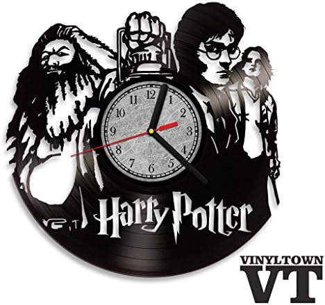 Harry Potter Hermione Hagrid Vinyl Record Wall Clock. Box set Wand Home decor.Perfect gift for your kids, children and friends
