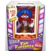 Official MandM's Chocolate Candies Limited Edition Collectible, The Great RED-INI Fun Fortunes Chocolate Candy Dispenser (1 Each)