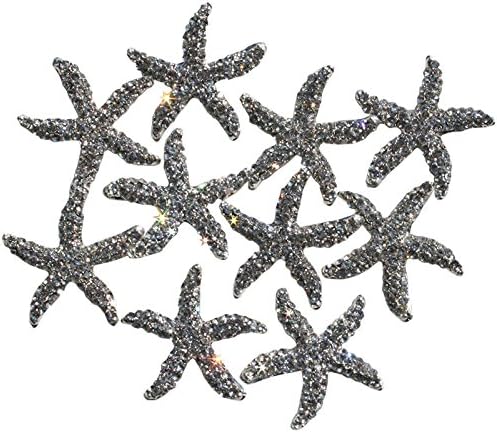 The Buckle Boutique 10 Piece Rhinestone Starfish Brooch Buckles