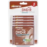 Memorex 30 min./1.4 GB Mini DVD-R (5-Pack)