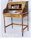 EQUISITE SECRETARY DESK WIT OAK ROLL TOP