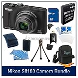 Nikon Coolpix S8100 12.1 MP CMOS Digital Camera with 10x Zoom-Nikkor ED Len ....