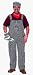 Aeromax Toys Adult Train Engineer Suit - L