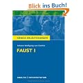 K�nigs Erl�uterungen: Textanalyse und Interpretation zu Goethe. Faust I. Alle erforderlichen Infos f�r Abitur, Matura, Klausur und Referat plus Musteraufgaben mit L�sungen