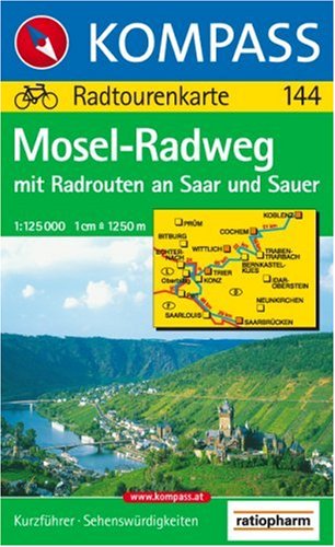 Mosel-Radweg mit Radrouten an Saar und Sauer