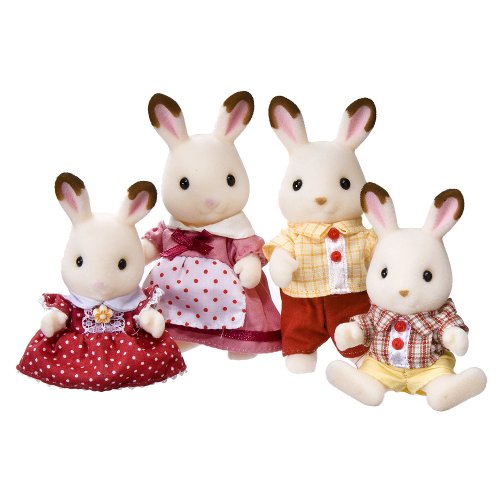 Calico Critter Hopscotch Rabbit Family