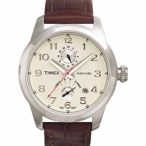 Timex Men's T2D941 Automatic Brown Strap Watch