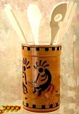 Kokopeli Kitchen Utensil Holders w/ tools Caddy Utensil Holders