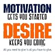 Motivation, Desire Heavyweight Cotton Tee