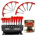 10 PIECE ''T-HANDLE'' HEX KEY WRENCH SET SAE SIZS