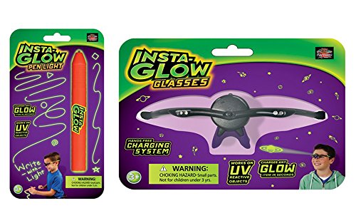 Insta Glow Glasses and Insta Glow UV Pen for Sands Alive Glow Sand (EXCLUSIVE SET)