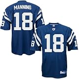 Reebok NFL Equipment Indianapolis Colts #18 Peyton Manning Royal Blue Authentic Football Jersey