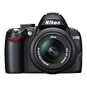 Nikon 10.2MP Digital SLR Camera with 18-55mm VR Lens - Black (D3000)