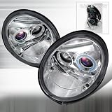 98 99 00 01 02 03 04 05 Volkswagen Beetle Projector Headlights - Chrome (Pair) by Atomic