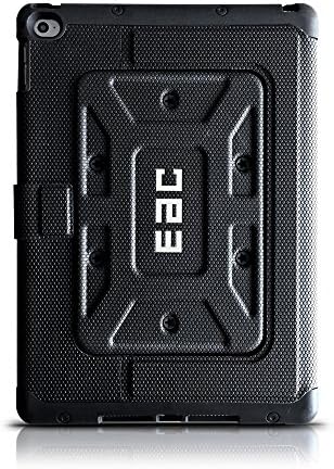 iPad Air 2 Case,Professional Genuine Luxury EallcCase for Apple iPad Air 2 / ipad 6 [2nd Generation] 2014 Release--Full Body Rugged Hybrid Protective Shockproof /Water-resistant /Drop Resistant/Adjustable stand with cooling design filp Magnetic smart ARMOR case (Black)