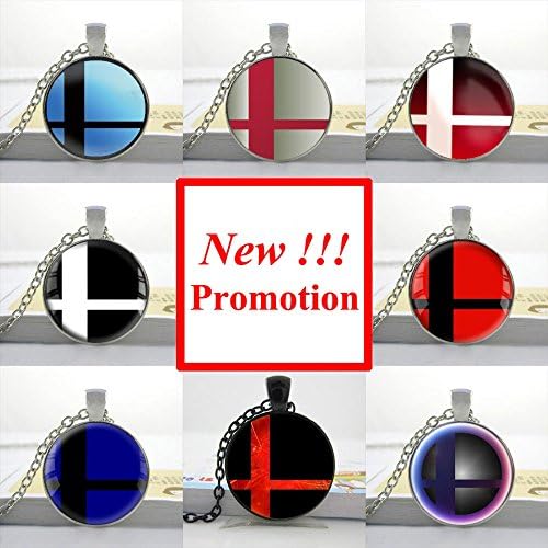 Pretty Lee 2015 New Fashion Smash Ball Necklace Super Smash Bros Jewelry Glass Dome Pendant For Jewelry