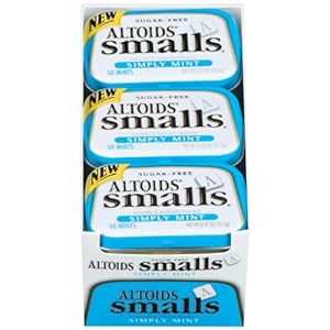 Amazon.com : Altoids Smalls Mints Simply Mint, 0.37 Ounce (Pack of 9 ...
