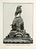 1916 Print Monument King Wladislaw Jagiello Krakow Cracow Poland Polska Horse - Original Halftone Print
