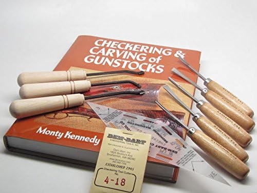 Checkering Woodcarving Tool Set Dem Bart Starter Gunstock Book RAMELSON USA