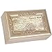 Heavens Walk Bereavement Elegant Silver Finish Petite Jewelry Music Box - Plays Amazing Grace