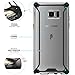 Galaxy Note 7 Case, POETIC Affinity Series Premium Thin/No Bulk/Clear/Dual material Protective Bumper Case for Samsung Galaxy Note 7 (2016) Black/Clear