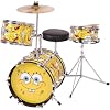 JHS SBK100 Spongebob 3Pce Junior Drum Kit