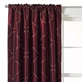 Home Contessa Embroidered Window Panel - Red Berry