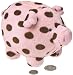 Mary Meyer Sweet Chocolate Piggy Bank, Pink