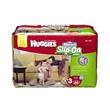 Huggies Little Movers Slip-On Diapers, Step 3, 66 Count (Pack of 2)
