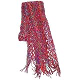 Recycled Silk Sari Scarf - Crochet