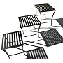 Strathwood Falkner Aluminum 3-Piece Nesting Table Set