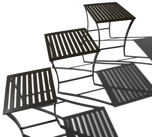 Strathwood Falkner Aluminum 3-Piece Nesting Table Set