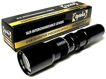 Opteka 500mm f/8 Preset Telephoto Lens for Sony Alpha A900, A700, A350, A300, A200, & A100 Digital SLR Cameras