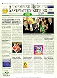 AHGZ - Allgemeine Hotel und Gastronomie-Zeitung