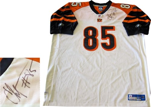 Chad Johnson Autographed/Hand Signed Cincinnatii Bengals Jersey