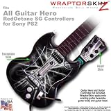 Lightning White Skin by WraptorSkinz TM fits All Sony PS2 Guitar Hero SG Guitar Controllers (GUITAR NOT INCLUDED)