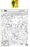 Figure Guide Sheet #210184 for 1965 Lakeside Toys GI Joe Electric Drawing Set