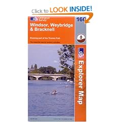 Windsor, Weybridge and Bracknell (Explorer Maps) (OS Explorer Map)