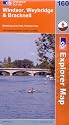 Windsor, Weybridge and Bracknell (Explorer Maps) (OS Explorer Map)