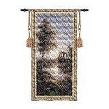 Review ArtExpression  / Ancient Ruins I - Artist: Nigel Pierce - Fabric Size: 53.00 by 29.00 inches Wall Tapestry with hanging rods and tassels included