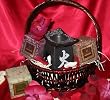 Zen Aromatherapy Candle Gift Basket with a Greeting Card
