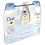 Dove Deep Moisture Nourishing Body Wash Value Pack (Bonus Body Wash 24 Ounce, Hand Wash 8.4 -Fluid Ounce and Body Pouf)