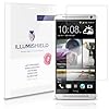 iLLumiShield - HTC One Max Crystal Clear Screen Protectors with Anti-Bubble/Anti-Fingerprint - 3-Pack + Lifetime Replacements