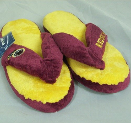 Washington Redskins NFL Flip Flop Thong Slippers