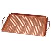 Outset QN71 Copper Nonstick Large 17" x 11" Grill Grid with Handles