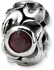 Sterling Silver Reflections Multicolor Cz Bead