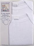 2-Pack Long Sleeve Thermal Bodysuits in White, XX-Large