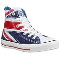 Converse, Chucks All Stars Chuck Taylor, HI The Who Weiß-Blau-Rot 108833, US 10 / EU 44
